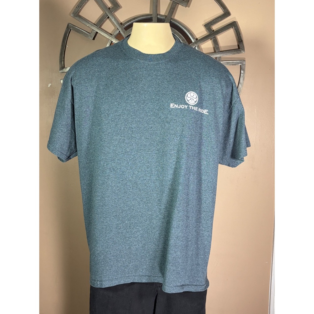 HIC Hawaiian Island Creations Enjoy The Ride Graphic Tee XL Heather Grey